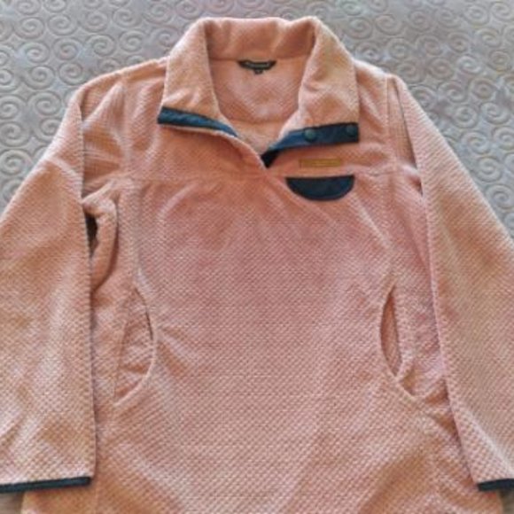 Simply Southern Size S Women's soft fleece - peach color - Picture 4 of 5